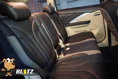 jok mobil xpander hasil jok mobil xpander dengan bahan mbtech carrera